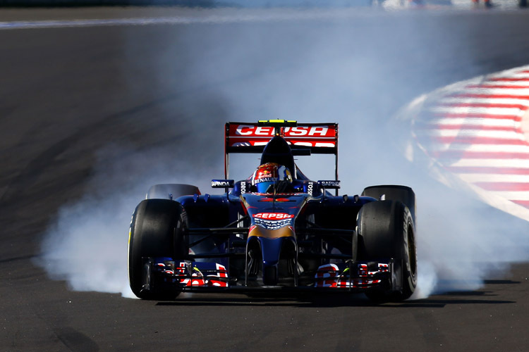 Toro Rosso-Talent Daniil Kvyat sicherte sich trotz einiger Fahrfehler den fünften Startplatz in Sotschi