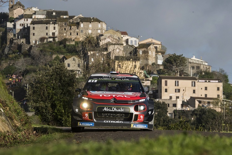 Sébastien Loeb beim diesjährigen Korsika-Shakedown