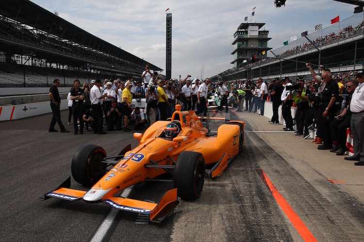 Fernando Alonso in Indianapolis
