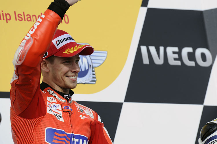 Casey Stoner genoss den Jubel seiner Landsleute