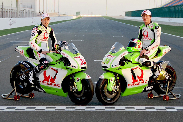 Ganz in Grün: Mika Kallio (links), Aleix Espargaro