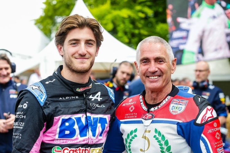 Mick (r.) und Jack Doohan letztes Jahr beim Goodwood Festival Of Speed