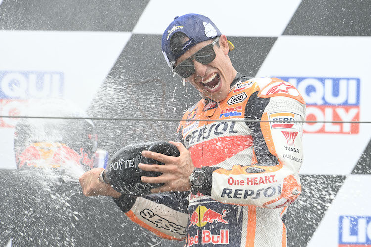 Marc Márquez' Sieg auf dem Sachsenring ist bisher der einzige Podestplatz von Honda