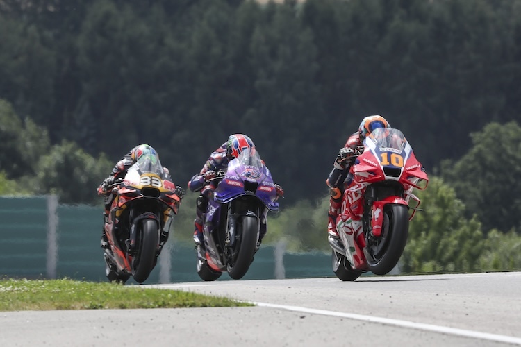 Luca Marini brachte die MotoGP-Honda nach seiner Verletzungspause auf Platz 6 ins Ziel