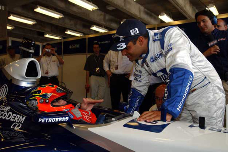 Jeff Gordon 2003 im BMW-Williams von Juan Pablo Montoya