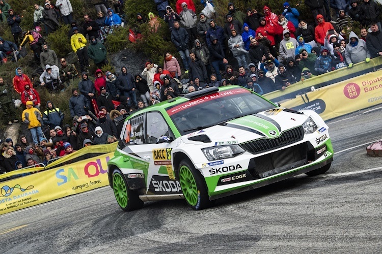 Kalle Rovanperä gewann auch in Spanien die WRC2-Wertung
