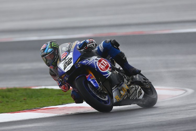 Alex Lowes flog per Highsider von seiner Yamaha R1