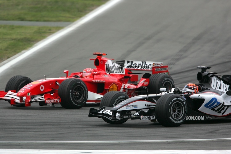 Michael Schumacher und Christijan Albers