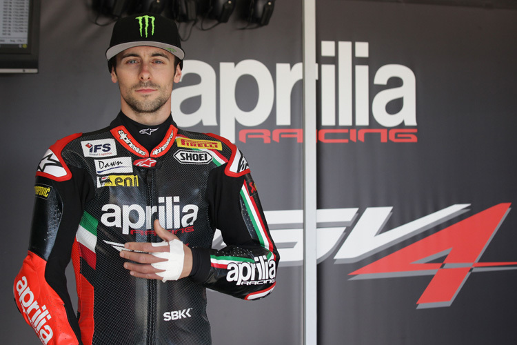 Eugene Laverty tritt mit Handicap an