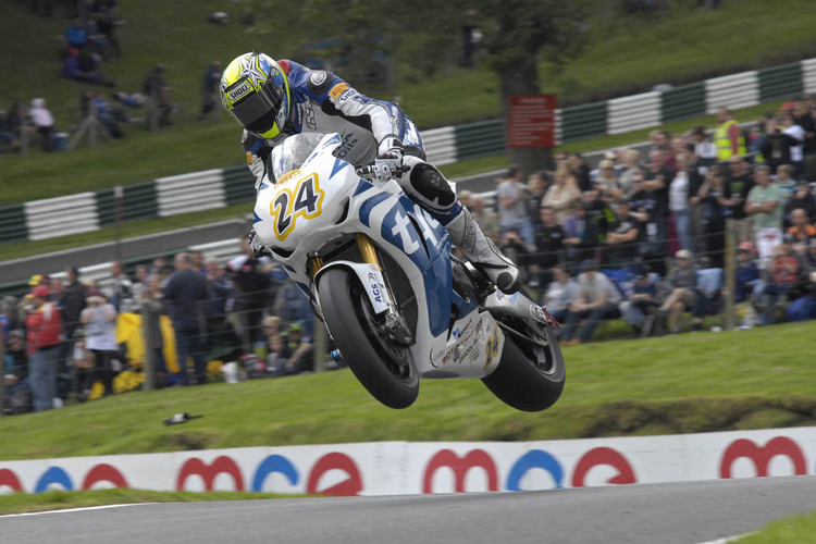 Patric Muff auf der Ideallinie in Cadwell Park