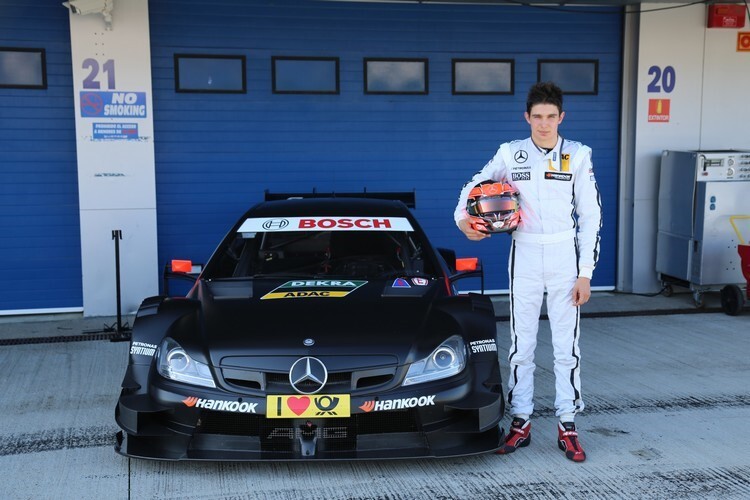 Esteban Ocon bei seinem DTM-Test 2014