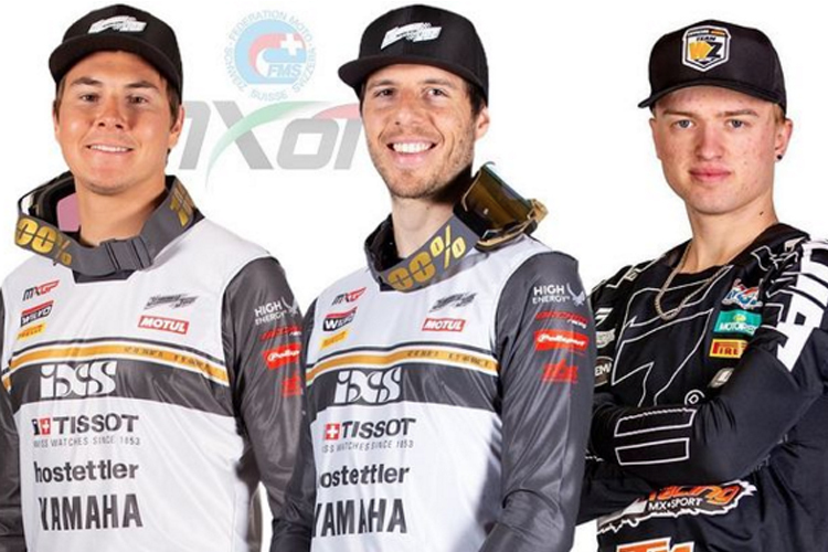 Die Schweiz tritt mit Valentin Guillod, Arnaud Tonus und Mike Gwerder zum Motocross der Nationen an