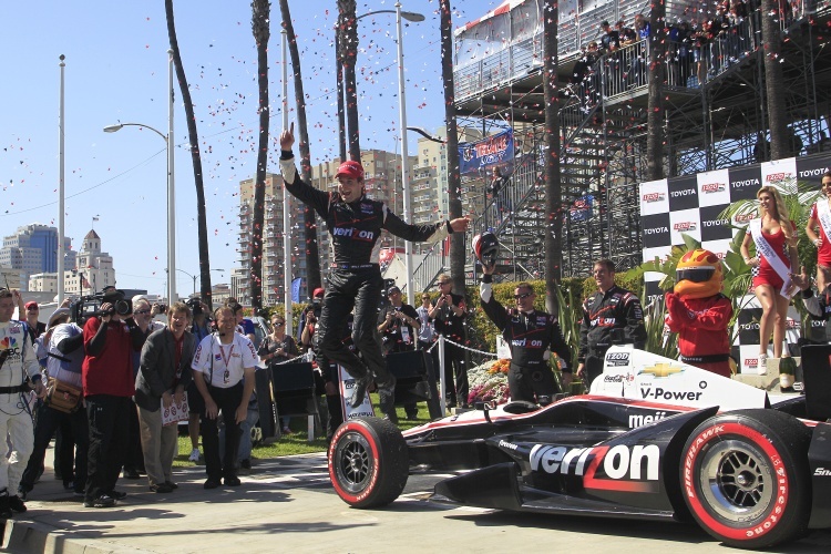 Will Power mit dem dritten Penske-Sieg im dritten Saisonrennen