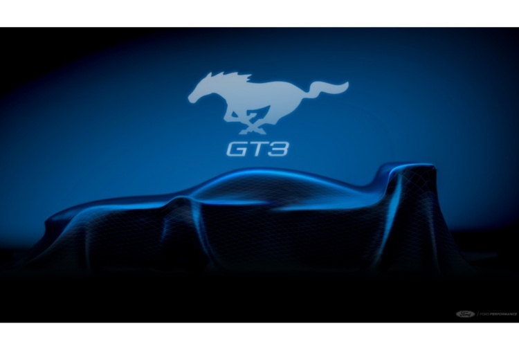 Noch verdeckt: Ford will noch nicht zeigen, wie der Mustang GT3 aussehen könnte