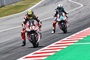Das IntactGP-Duo: Tom Lüthi vor Marcel Schrötter