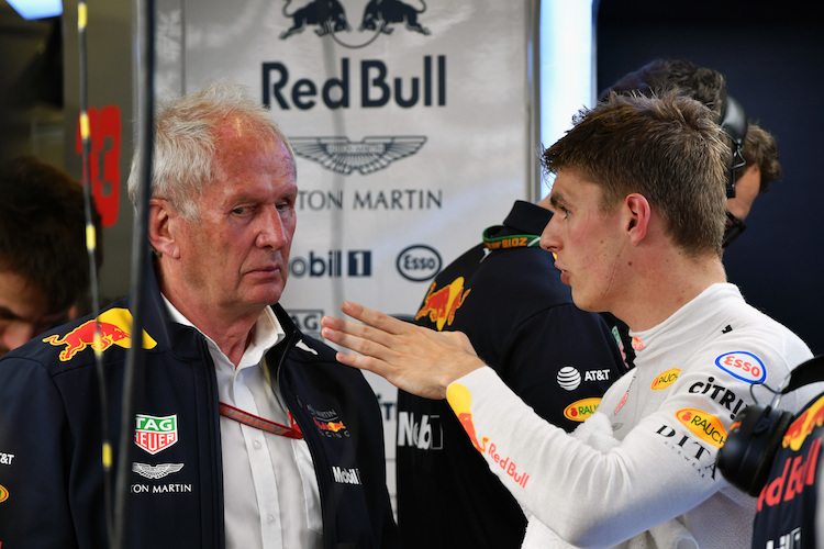 Helmut Marko und Max Verstappen