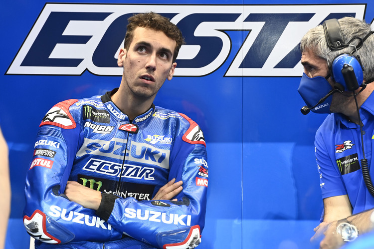 Alex Rins ging am ersten Tag des IRTA-Tests noch nicht in die Detailarbeit