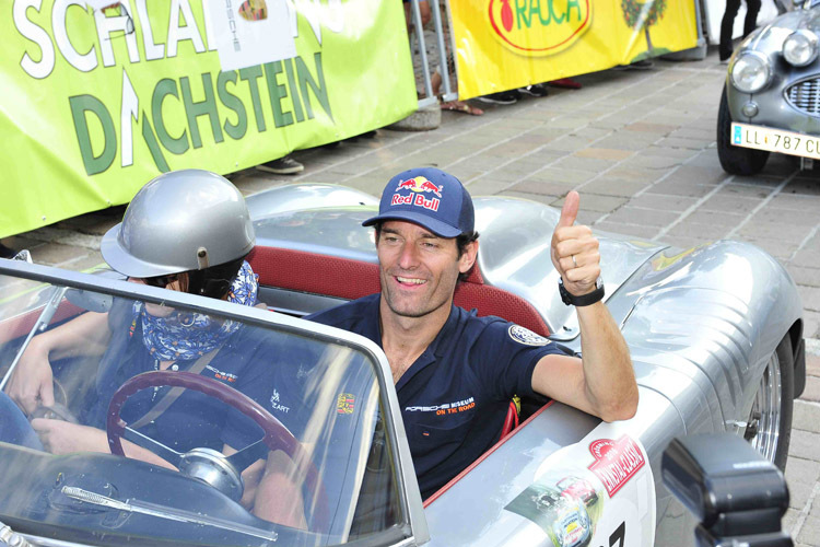 Mark Webber: «Die Ennstal-Classic ist eine fantastische Veranstaltung, ich möchte sie mit meinem Vater, mit meiner Frau oder mit einigen Freunden bestreiten»