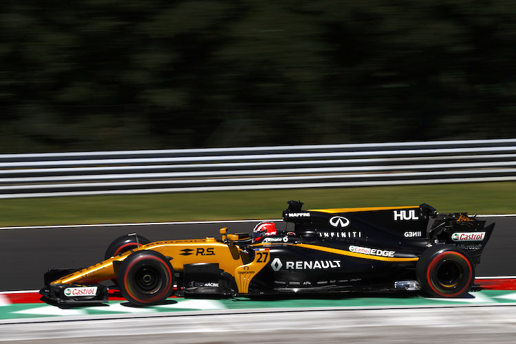 Nico Hülkenberg mit seinem Renault