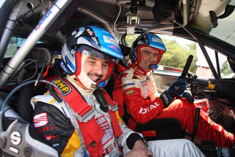 WTCC-Champion Yvan Muller auf einem ungewöhnlichen Platz