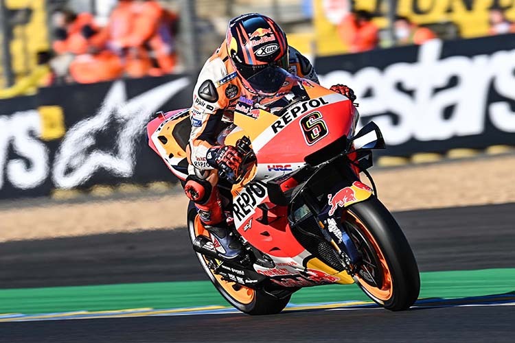 Stefan Bradl auf der Repsol-Honda in Le Mans