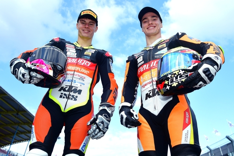 Starkes KTM-Duo: Lennox Lehmann (li.) und Dirk Geiger