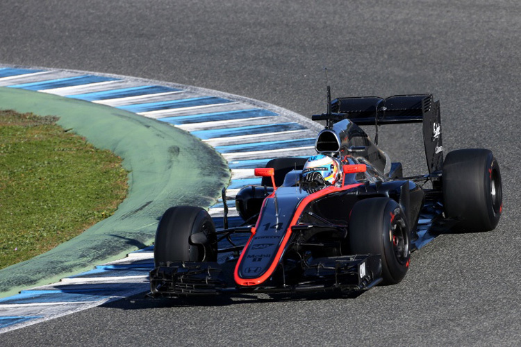 Fernando Alonso im McLaren-Honda