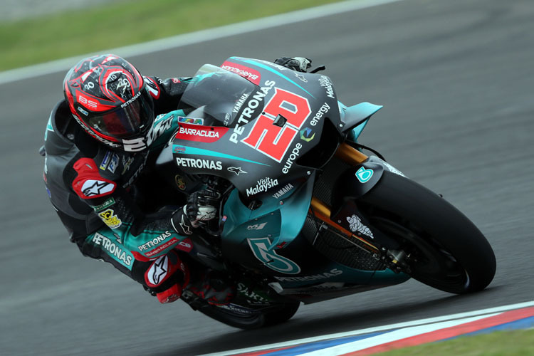 Fabio Quartararo holte sich seine ersten MotoGP-WM-Punkte