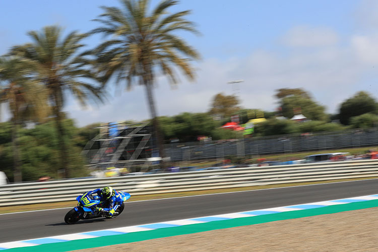 Andrea Iannone in Jerez