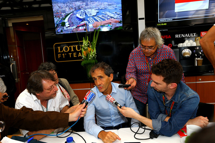 Alain Prost in Monaco