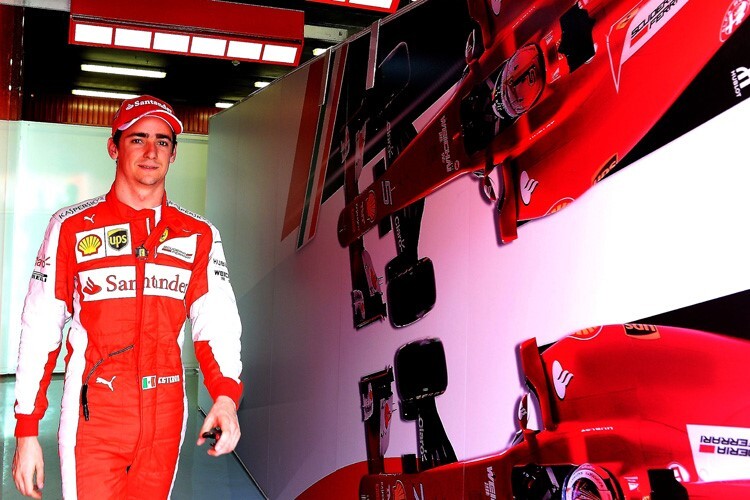 Esteban Gutiérrez als dritter Mann von Ferrari