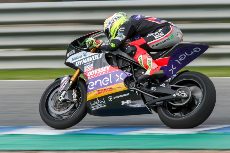 Dominique Aegerter auf der Energica