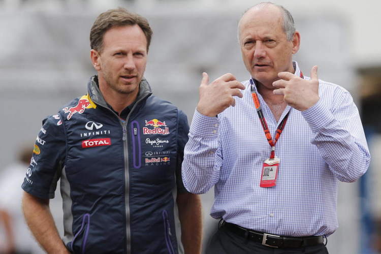 Christian Horner und Ron Dennis