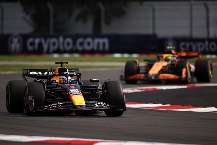 Max Verstappen vor Lando Norris