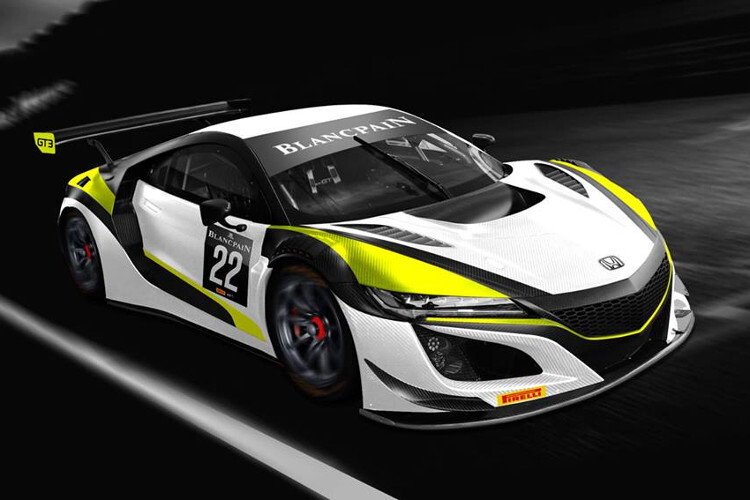 So soll der Honda NSX GT3 vom Jenson Team Rocket RJN aussehen