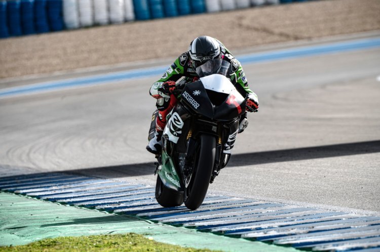 Ben Currie beim Jerez-Test