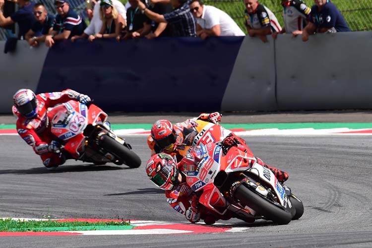 Jorge Lorenzo noch vor Márquez und Dovizioso