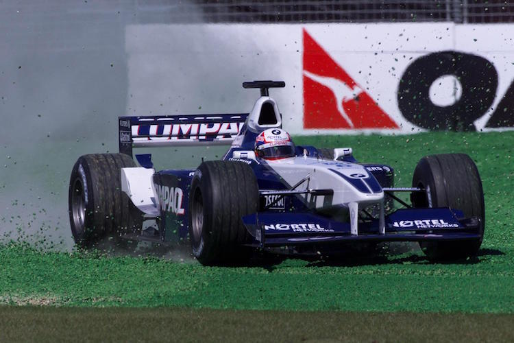Nicht alles beim GP-Debüt von Juan Pablo Montoya lief 2001 glatt