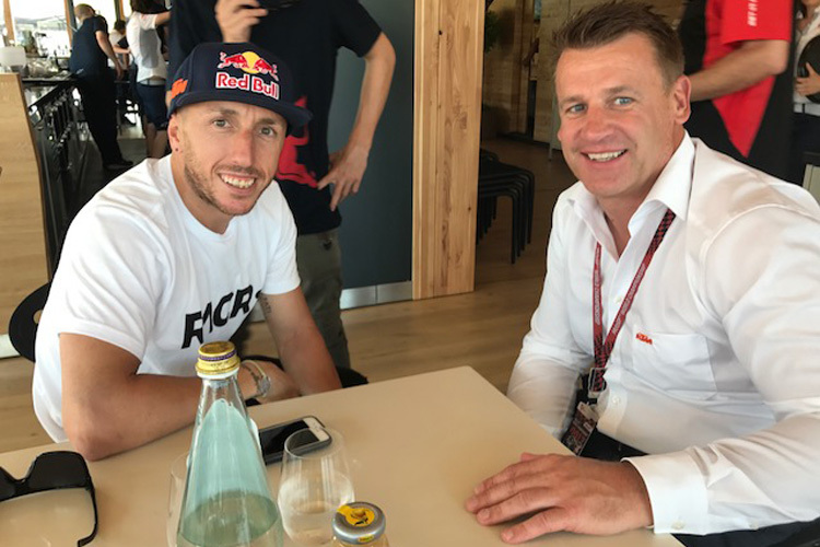 Pit Beirer bekam in Mugello Besuch von Motocross-Superstar Tony Cairoli