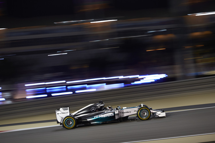 Lewis Hamilton: Zum dritten Mal 2014 in der ersten Startreihe, aber nicht ganz vorne