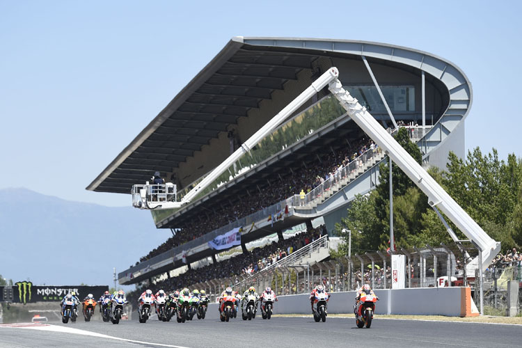 MotoGP-Start in Montmeló 2017: Wird auch 2018 dort gefahren?