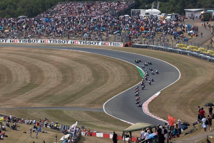 Donington Park ist eine gut besuchte SBK-Veranstaltung