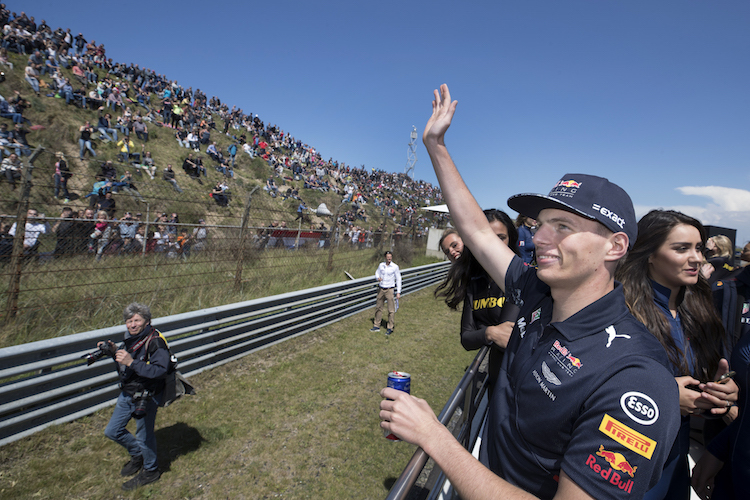 Max Verstappen in Zandvoort