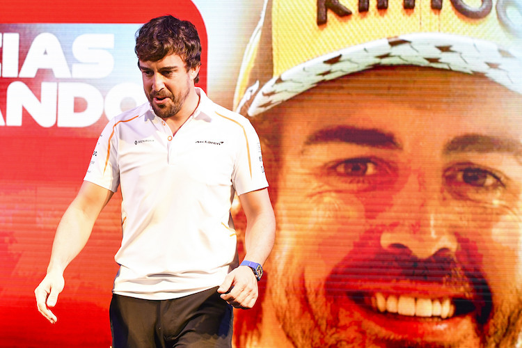 Fernando Alonso in Abu Dhabi 2018