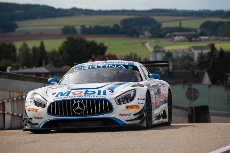 Der Mercedes-AMG GT3 von Yelmer Buurman/Nicolai Sylvest am Sachsenring