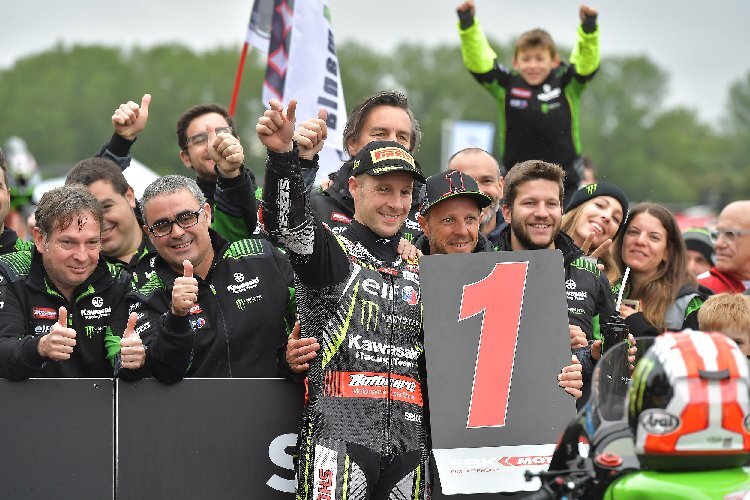 Kann Jonathan Rea auch in Jerez die Siegerpokale in Empfang nehmen?