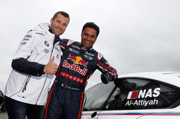 Martin Tomcyzk (li.) und Nasser Al-Attiyah