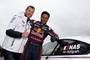 Martin Tomcyzk (li.) und  Nasser Al-Attiyah