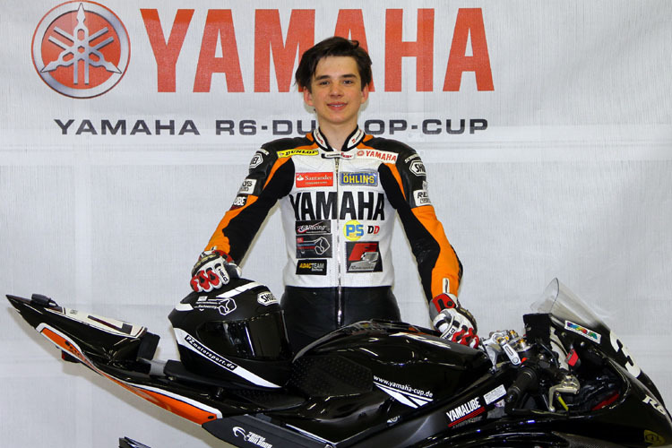 Arnaud Friedrich wurde 2015 Fünfter im Yamaha R6-Dunlop-Cup