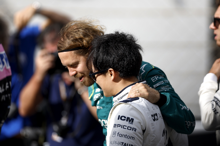Yuki Tsunoda hält viel von Sebastian Vettel